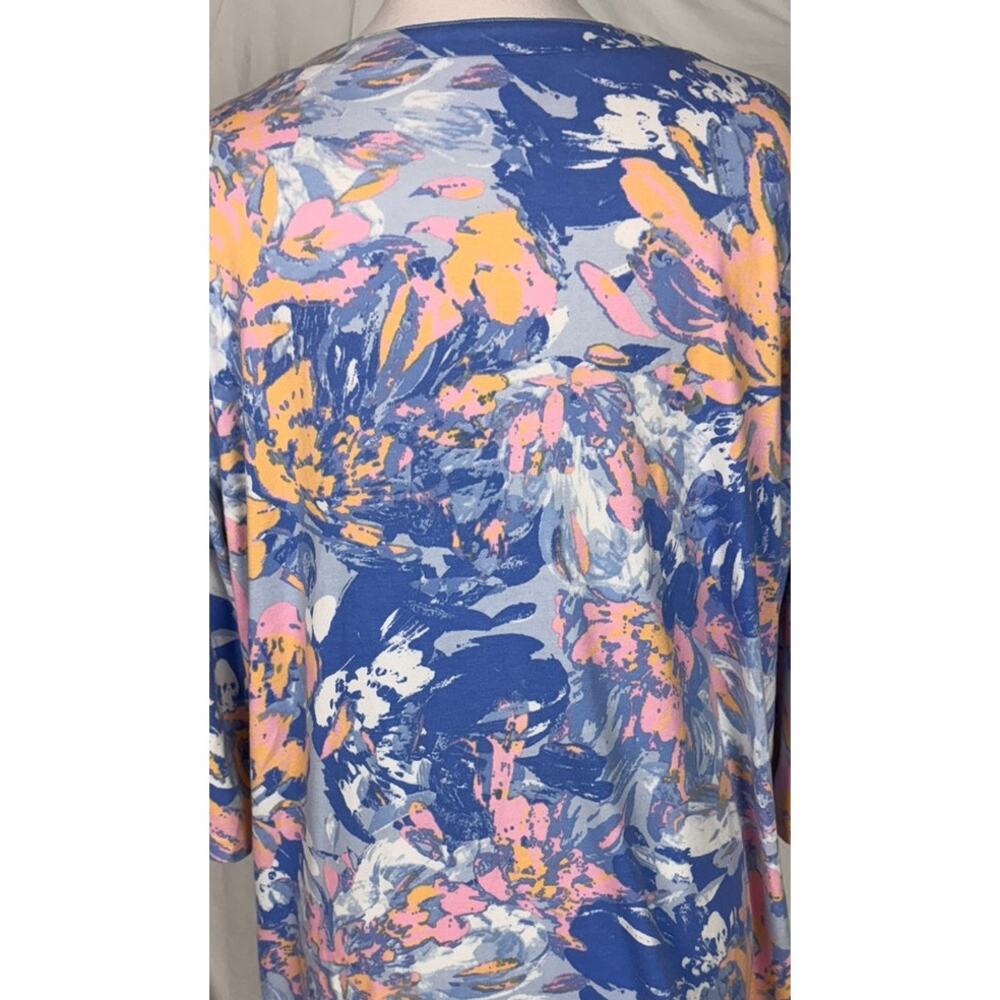 Quacker Factory Plus Size 1x Multicolored Silver … - image 6